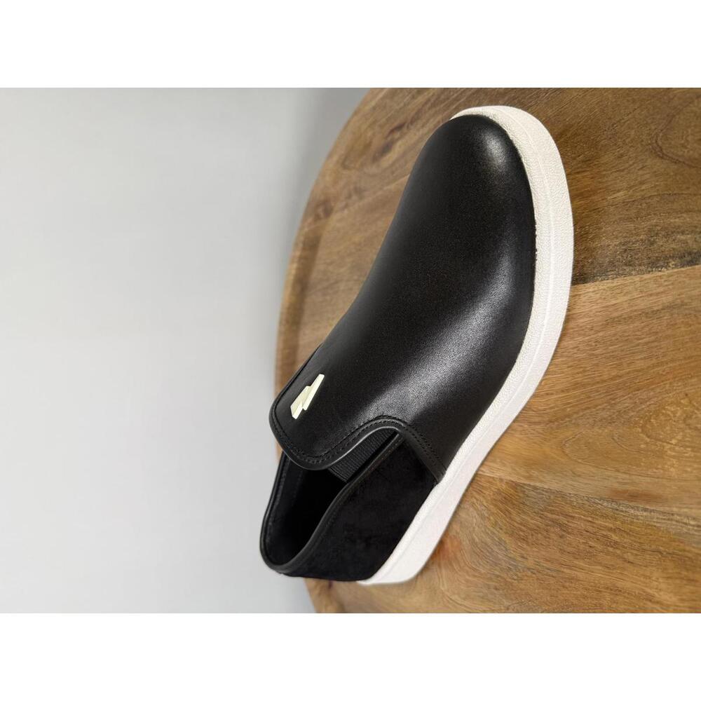 Neil Barrett Black Leather Slip-On Sneakers Unisex EU 38 NWB - Picture 10 of 11